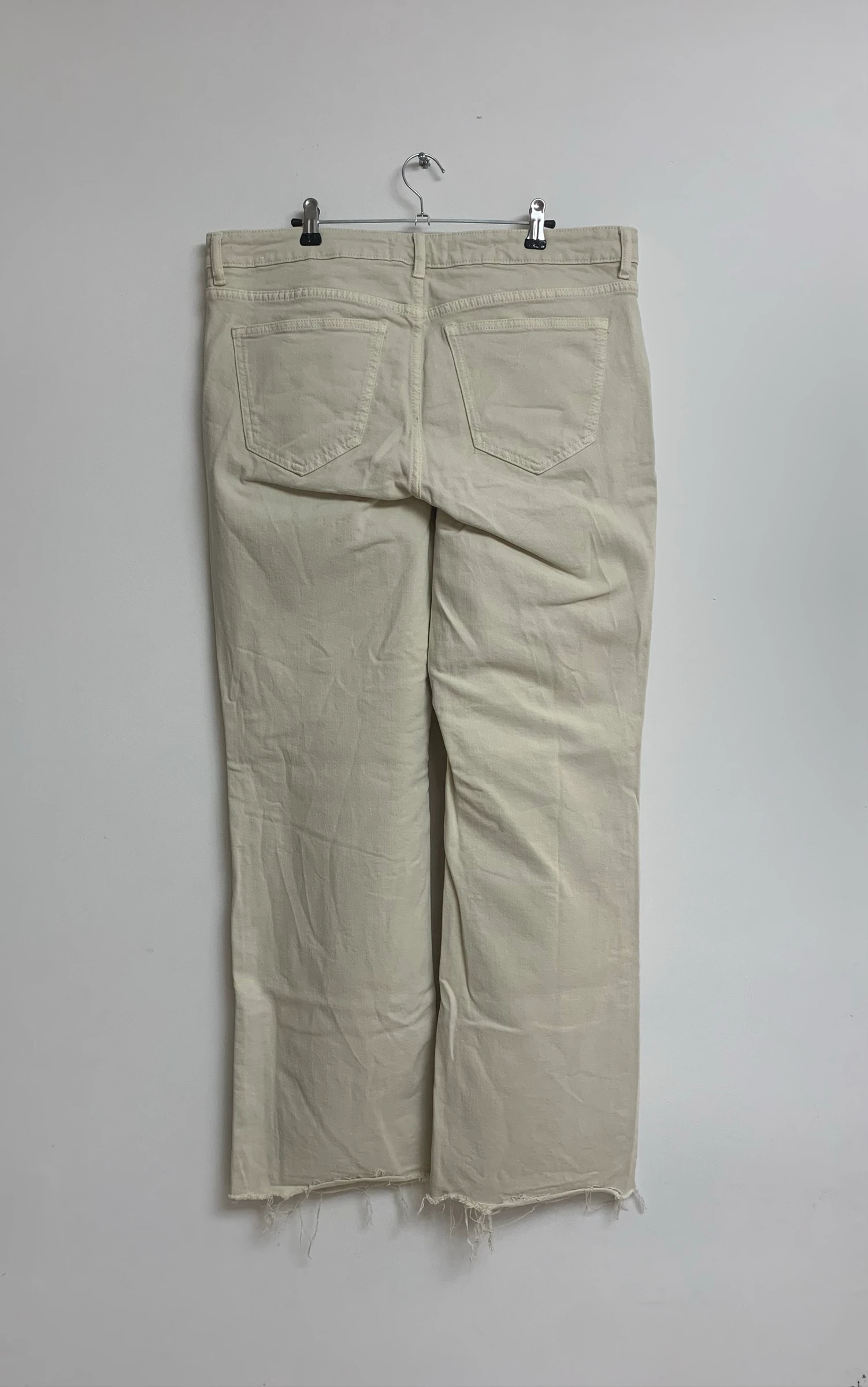 Jean taille haute crème matière élastique modèle Sienna Mango – photo 3